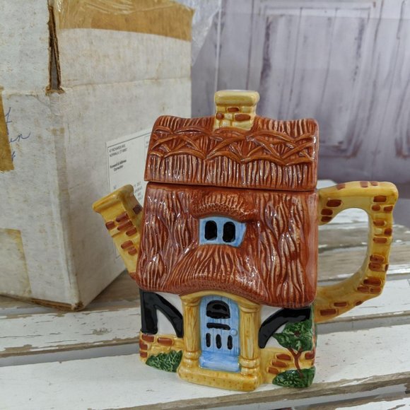 Vintage‎ The Danbury Mint Pots of Fun! Pottage Teap - Picture 1 of 8